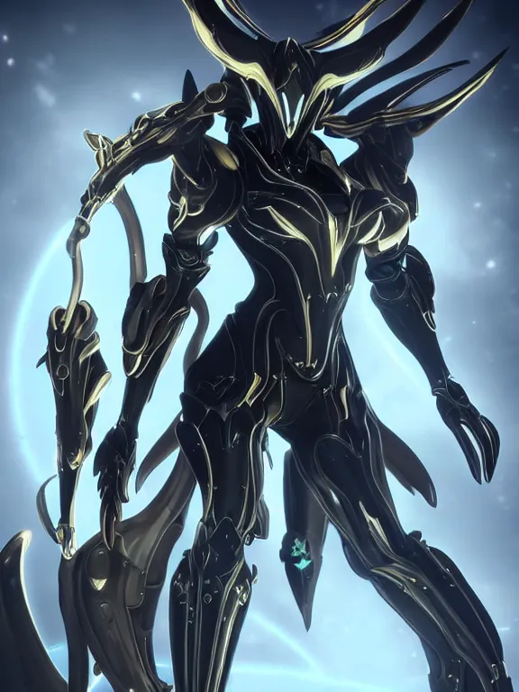 Image similar to exquisite cinematic front shot, low shot, of a beautiful saryn warframe, that's a giant beautiful stunning anthropomorphic robot female dragon with metal cat ears, posing elegantly, robot dragon paws for feet, streamlined white armor, long elegant tail, two arms, two legs, long tail, detailed warframe fanart, destiny fanart, high quality digital art, giantess art, dragon art, furry art, realistic digital art, warframe art, Destiny art, furaffinity, DeviantArt, artstation, 8k HD, octane render