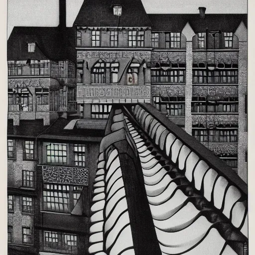 Image similar to M. C. Escher