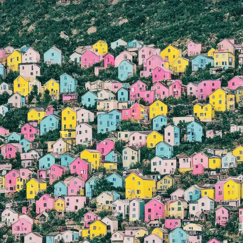 Little boxes, on the hillside