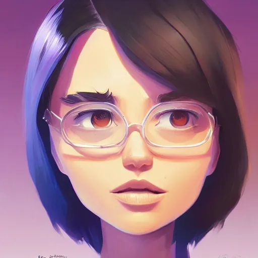 Image similar to face icon stylized minimalist comic - con, loftis, cory behance hd by jesper ejsing, by rhads, makoto shinkai and lois van baarle, ilya kuvshinov, rossdraws global illumination