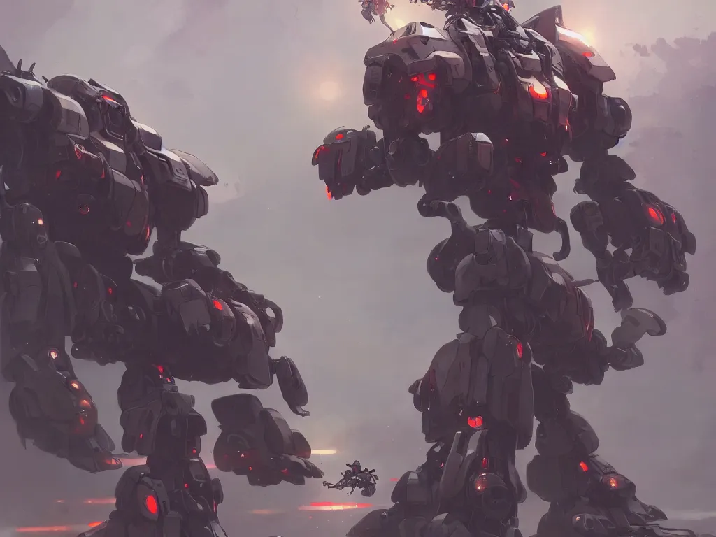 Image similar to a battle mech piloted by a cute kawaii girl, sci - fi and fantasy, intricate and very very beautiful, detailed, digital painting, artstation, concept art, smooth and sharp focus, illustration, art by tian zi and wlop