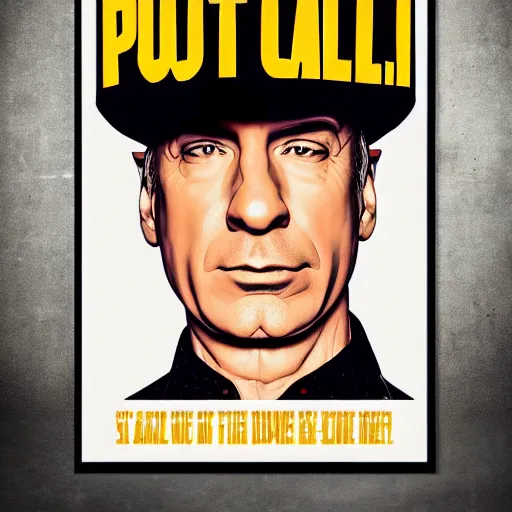 Prompt: better call saul poster