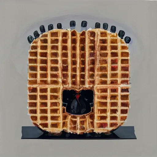 Image similar to distorted small port waffle cooler, by wojciech siudmak and jane graverol, detailed painting, lowbrow