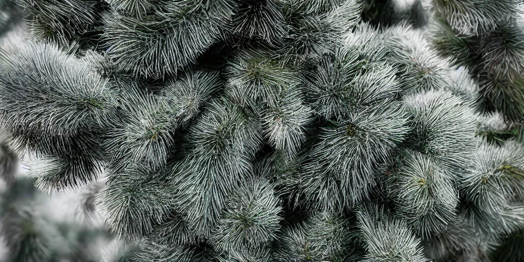 Image similar to extra furry and hairy pinetree, realistic, 4 k, sharp focus, hyperrealistic, global illumination, raytracting