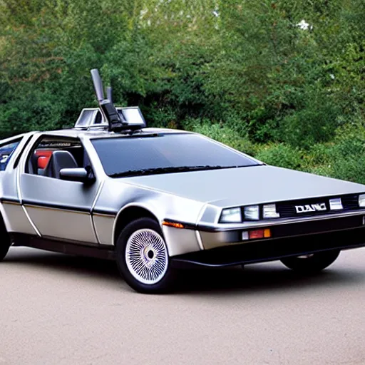 Image similar to photo of a delorean