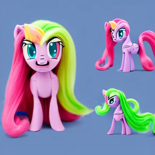 Image similar to a c'thulhu doll in my little pony style, product shot