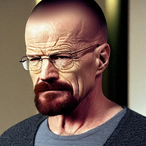 Image similar to walter white crying