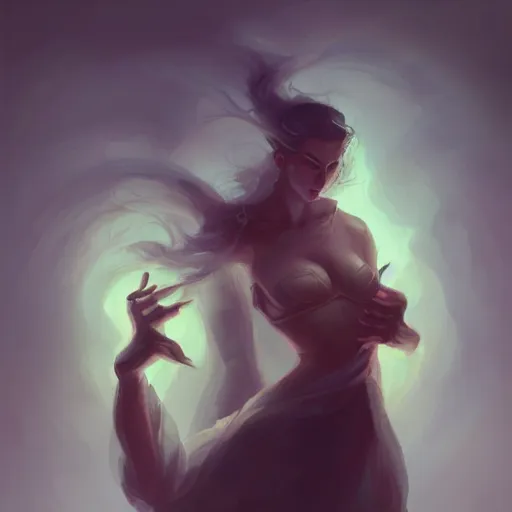 Image similar to holding his face in his hands, in the style of peter mohrbacher, artgerm, dramatic lighting and composition