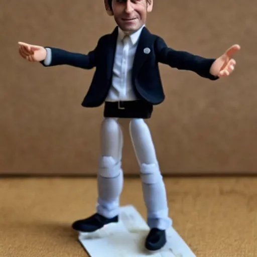 Image similar to emmanuel macron action figure