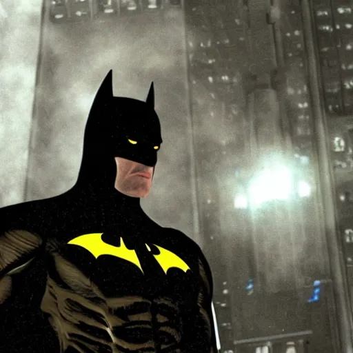 Image similar to a still from the movie batman begins, 2 0 1 1 portal 2 graphics visual aesthetic