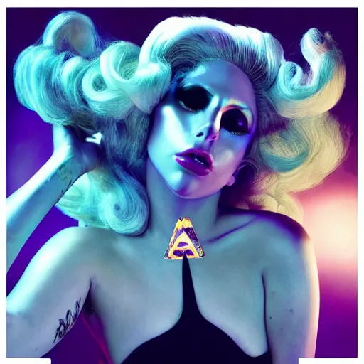 Image similar to lady gaga artpop act 2 album cover shot by nick knight, canon, highly realistic. high resolution. highly detailed. dramatic. 8 k. 4 k.