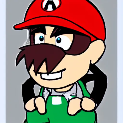 Image similar to jeffy from supermariologan in anime style