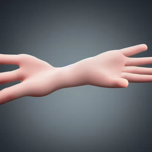 Image similar to realistic picture of human hands, white background