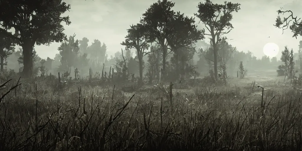 Image similar to hunt showdown landscape