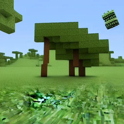 Image similar to HD minecraft animation, cinema4d