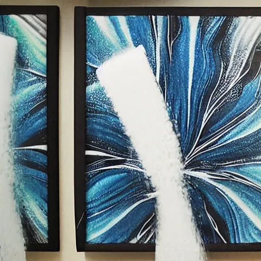 Image similar to shower bathroom hair art