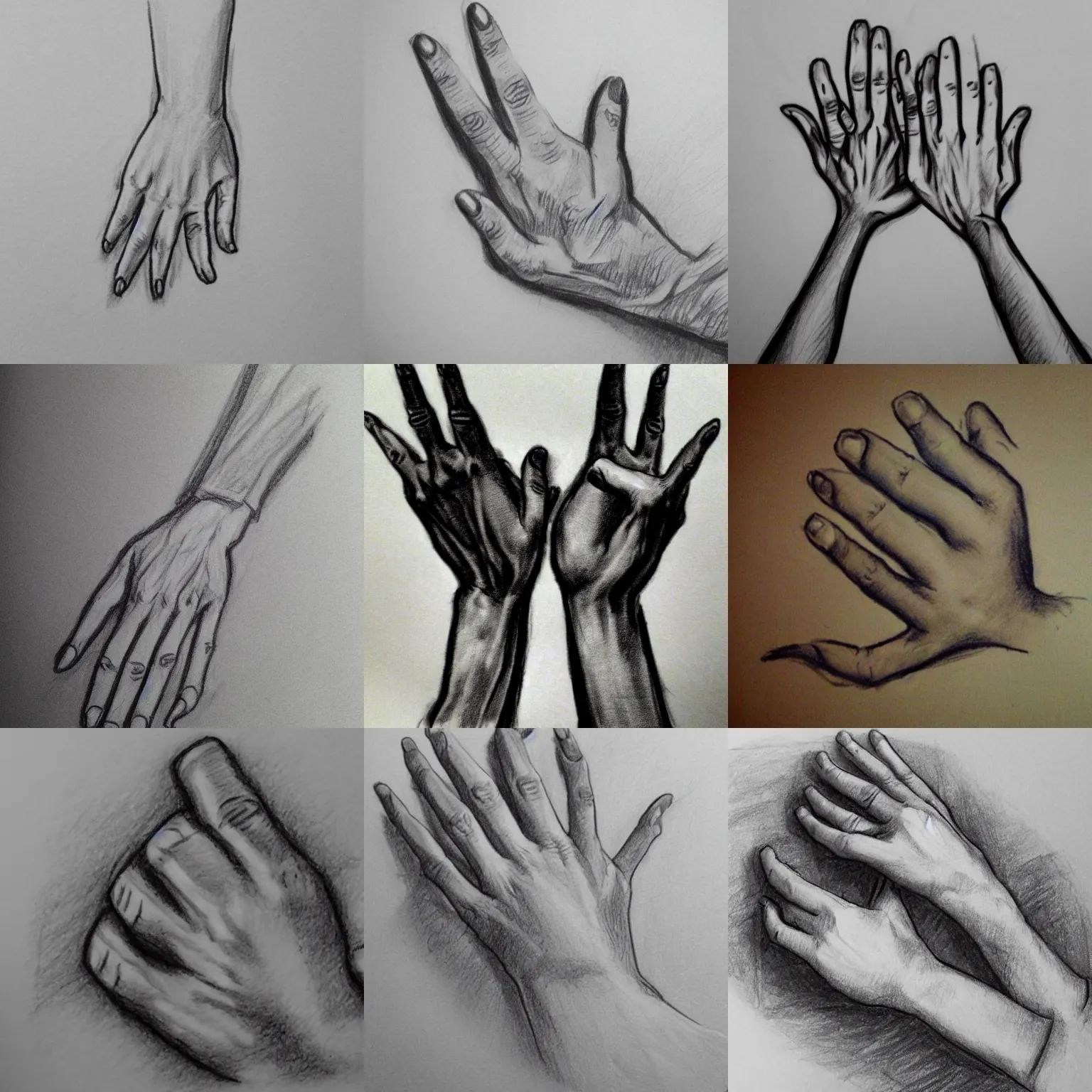 Prompt: how to draw hands?