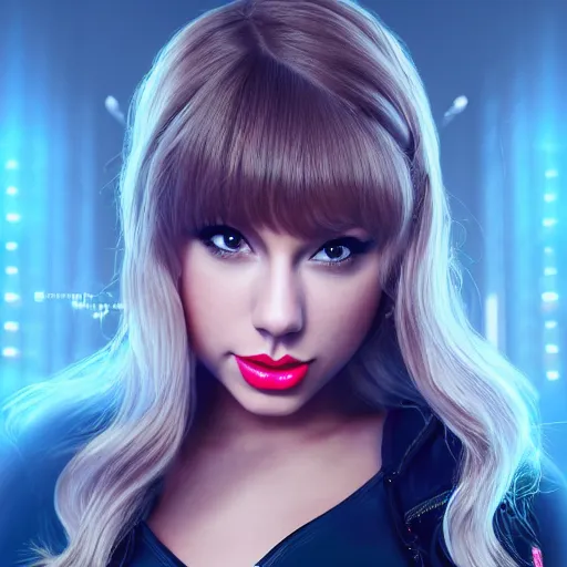 Prompt: Ariana Grande cosplaying as Taylor Swift, 8k octane render, by Artgerm, deviantart