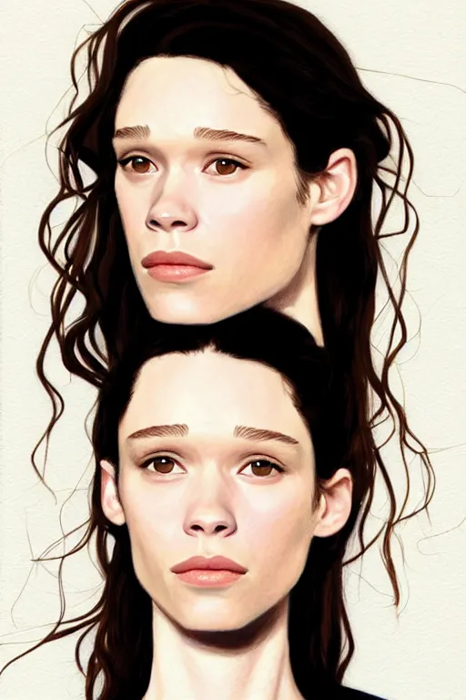 Prompt: an masterpiece gallery artwork by Phil noto of Astrid berges frisbey