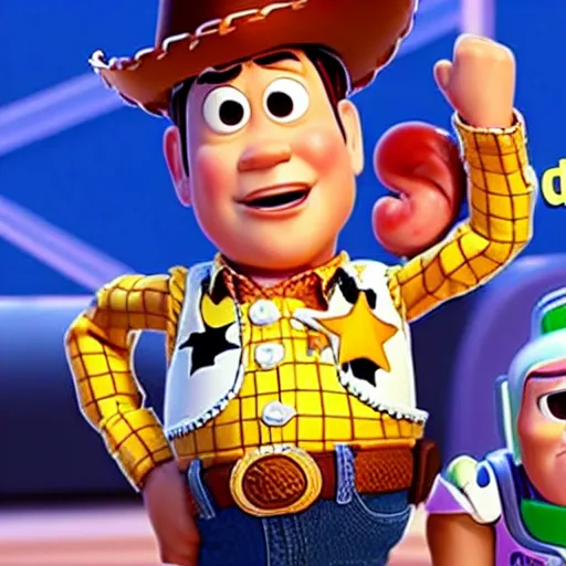 Prompt: a screenshot of Danny Devito as a 3D render animated Disney Pixar animation character in Toy story 4 (2019)