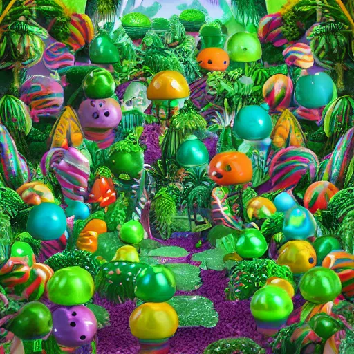 Image similar to gumdrop rainforest