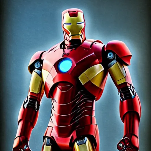 Prompt: medieval iron man photorealistic very detailed professional photo