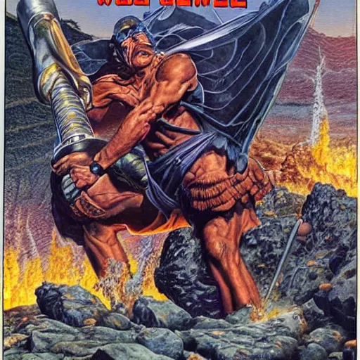 Image similar to hammer of the gods, Darrell k sweet, Joe Jusko, Alan Lee