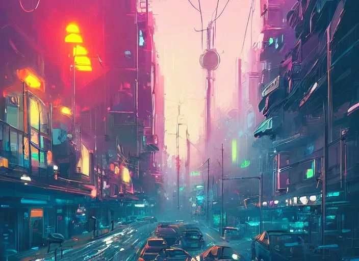 A professional digital painting of a clockpunk city, | Stable Diffusion