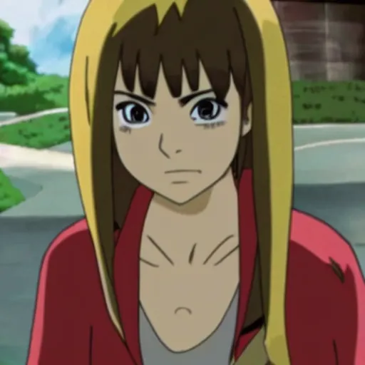 Image similar to emma watson screenshot from naruto (1999) anime emma watson as naruto uzamaki