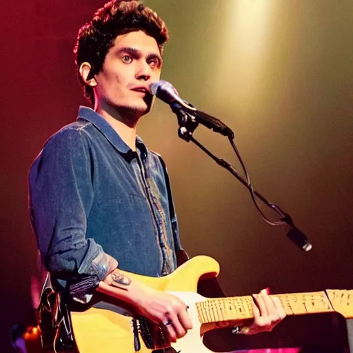 Image similar to a nice photo someone took of john mayer yesterday evening.