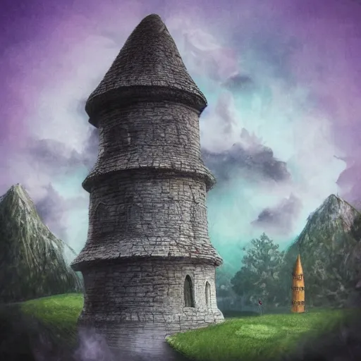 Image similar to a wizard's tower