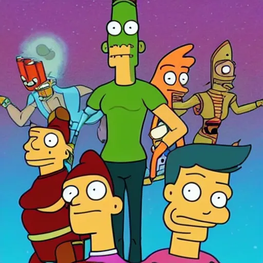 Image similar to futurama the movie