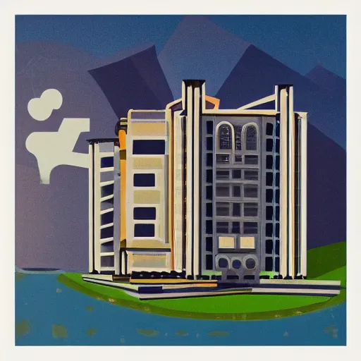 Prompt: Art Deco 🏘️🏞️