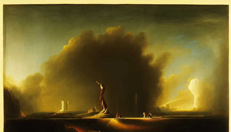 Image similar to the two complementary forces that make up all aspects and phenomena of life, by John Martin