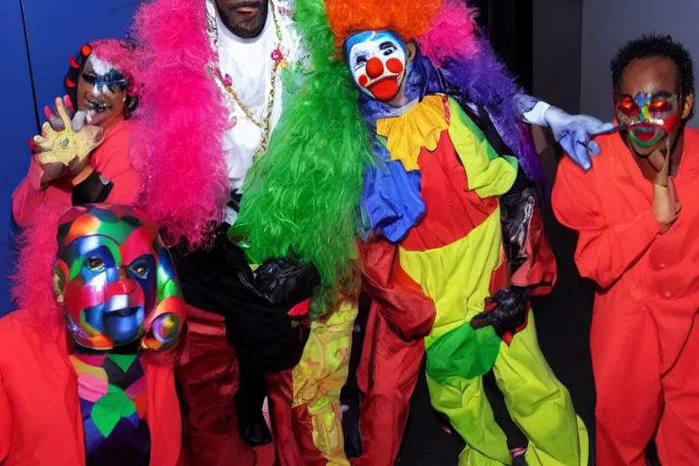 Image similar to r kelly dressed as clown in children hospital