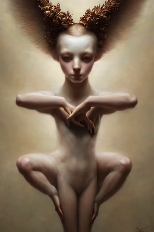 Prompt: ultra realistic, beautiful teenage ballerina, in the style of peter mohrbacher by weta digital and beth cavener, high face symmetry, intricate, masterpiece, award winning, high face symmetry, intricate