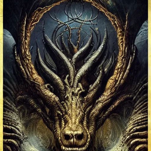 Outer God Shub-Niggurath The Black Goat of the Woods | Stable Diffusion ...