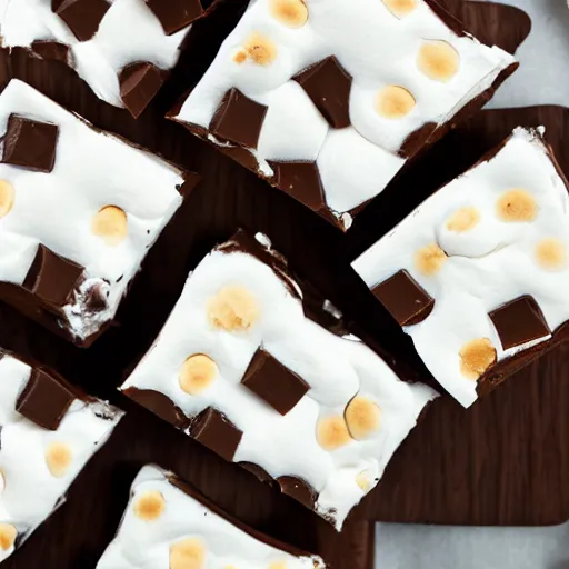 Prompt: smores fudge