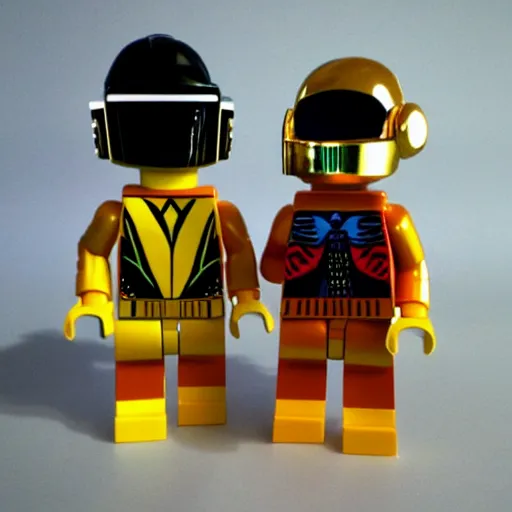 Prompt: daft punk legos