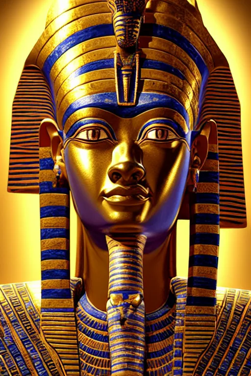 Image similar to egypt god osiris, god of the underworld, highly detailed, d & d, fantasy, highly detailed, digital painting, trending on artstation, concept art, sharp focus, illustration, global illumination, ray tracing, realistic shaded, art by artgerm and greg rutkowski and fuji choko and viktoria gavrilenko and hoang lap, sunny