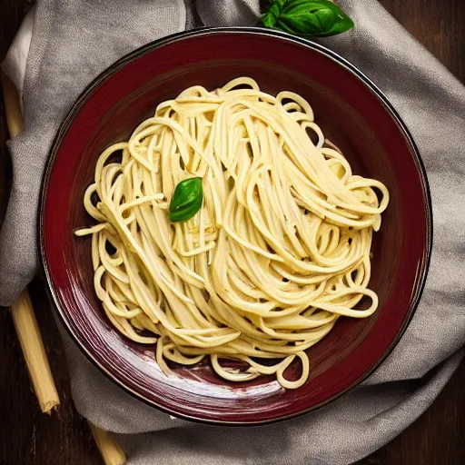 Prompt: pasta alfredo hitchcock, award winning photography