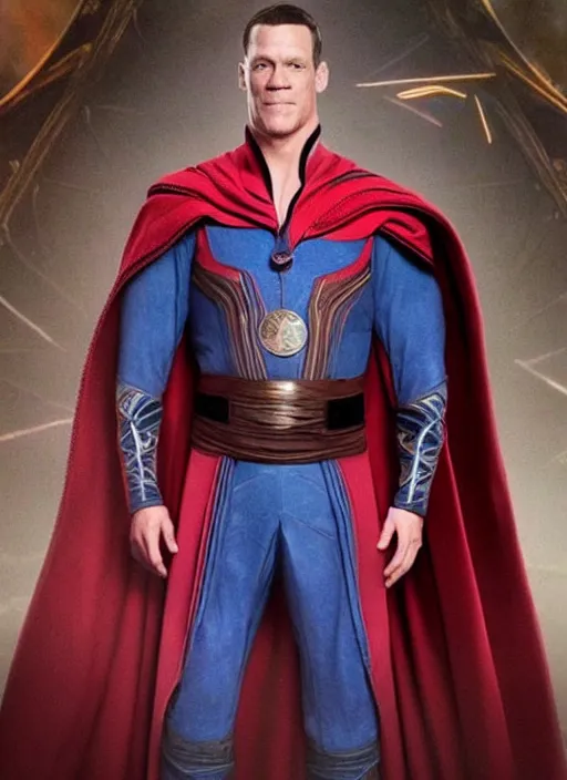 Prompt: John Cena as Doctor Strange