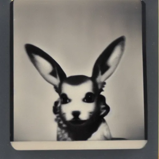 Image similar to 1 9 5 0 s polaroid picture of eevee