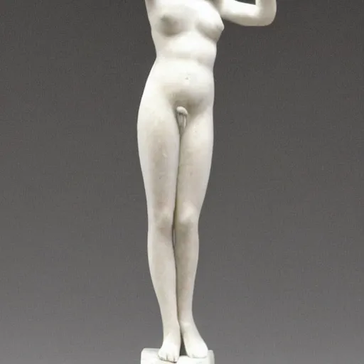 Prompt: a pretty goddess woman made of negro calatoro marble, dynamic pose