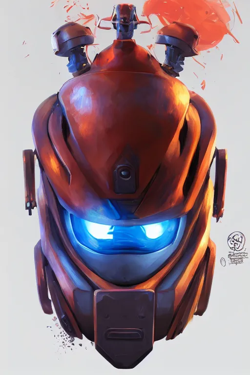 Image similar to epic mask helmet robot ninja portrait stylized as fornite style game design fanart by concept artist gervasio canda, behance hd by jesper ejsing, by rhads, makoto shinkai and lois van baarle, ilya kuvshinov, rossdraws global illumination radiating a glowing aura global illumination ray tracing hdr render in unreal engine 5