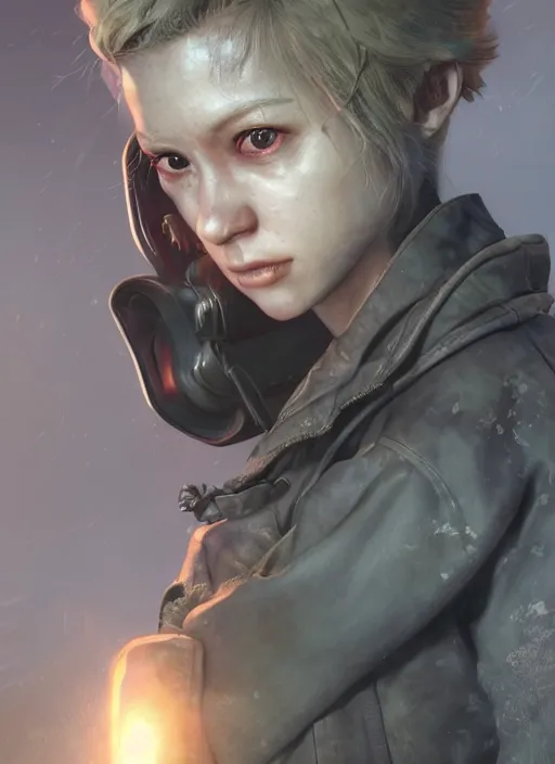 Prompt: detailed still of yuno gasai in fallout, detailed realistic face, digital art, by charlie bowater, by magali villeneuve, gorgeous lighting, unreal engine, movie composition