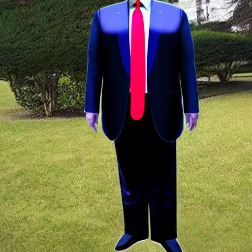 Image similar to full - body - front - shot!!!!!!!, donald trump wearing knight'armor, crown, detailed face of donald trump