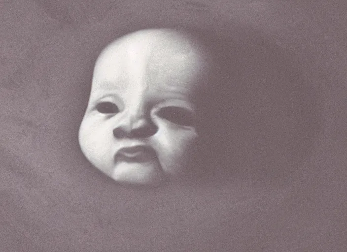 Prompt: ultrasound portrait of fetus