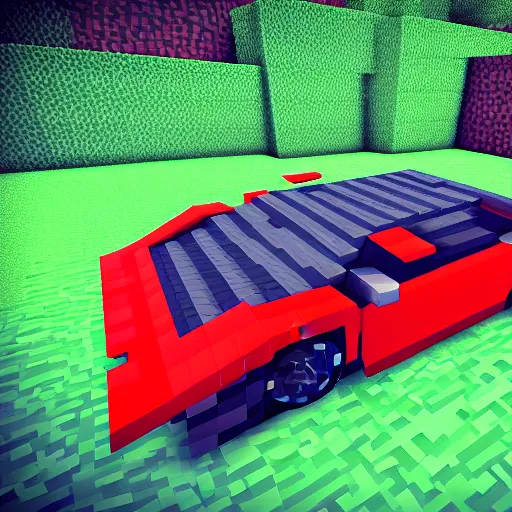 Lamborghini In Minecraft 