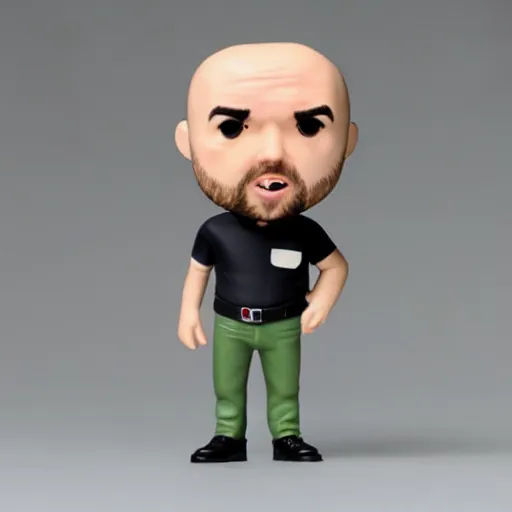 Image similar to Karl Pilkington as a Pop Funko figure